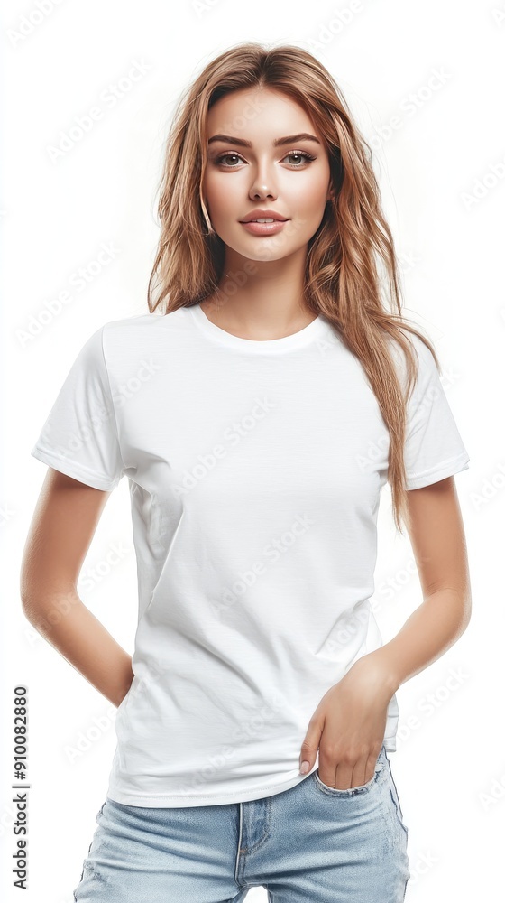 White blank T-shirt mockup | T-shirt | Mockup White blank T-shirt mockup | T-shirt | Mockup