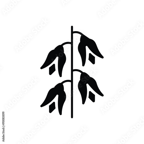 Delphinium vector icon