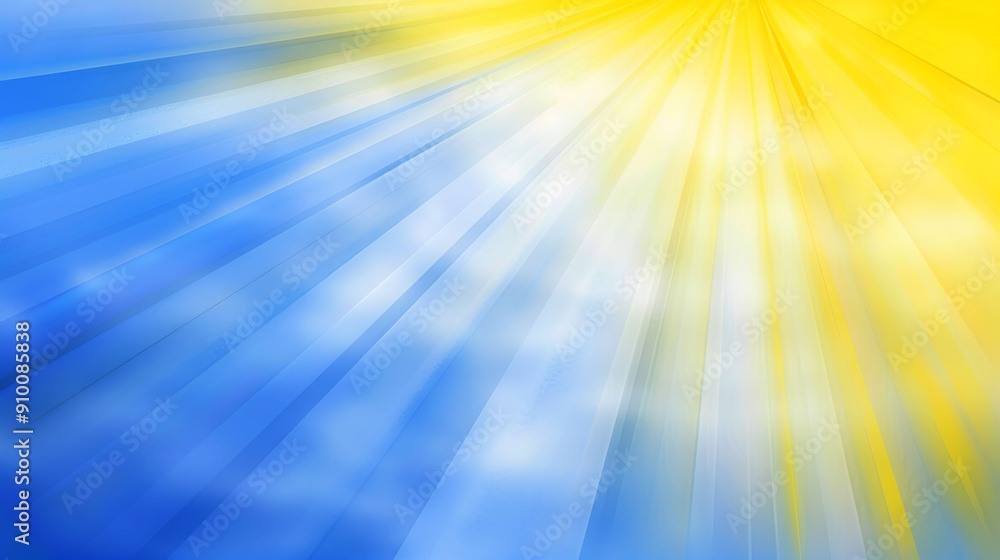 Abstract Background with Blue and Yellow Diagonal Stripes Abstract Background with Blue and Yellow Diagonal Stripes