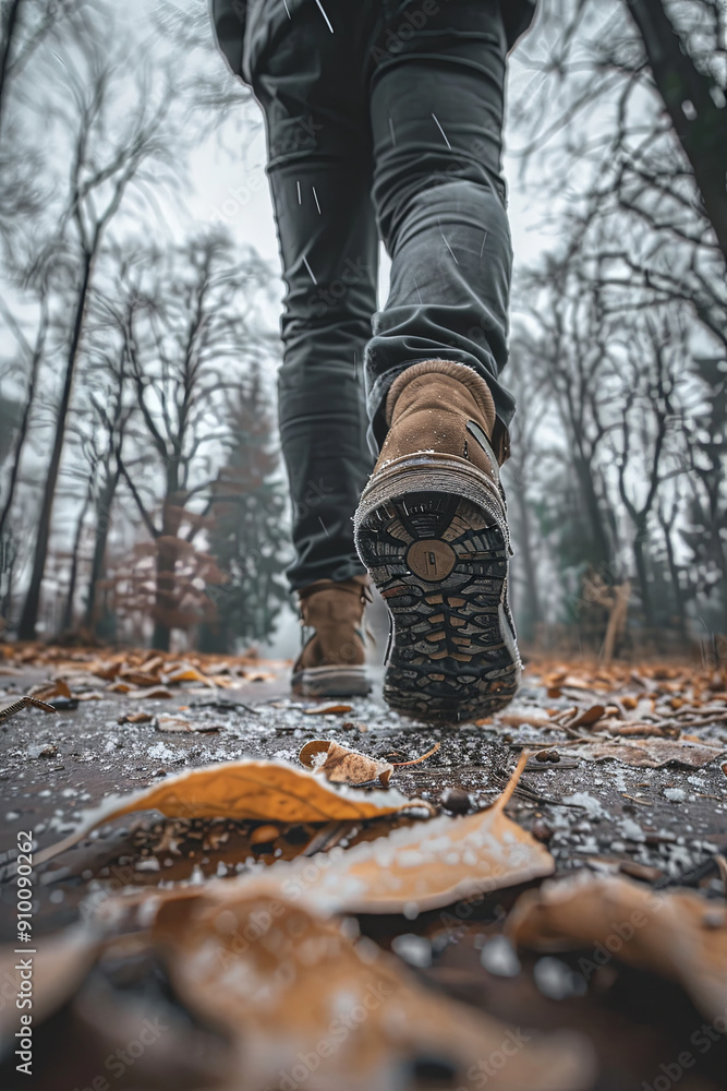 POV shot of a person walking in a park POV shot of a person walking in a park