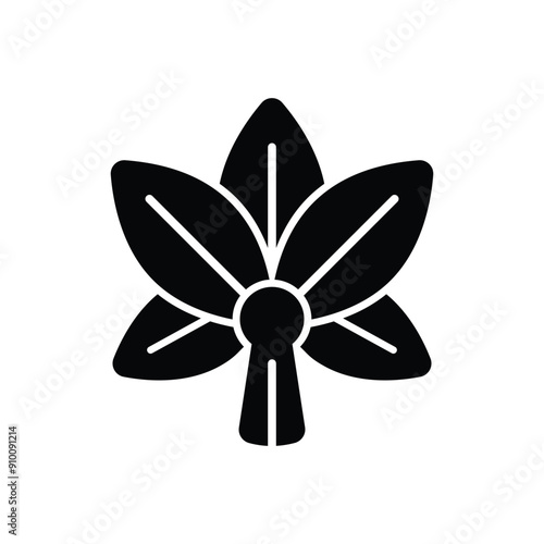 Orchid vector icon