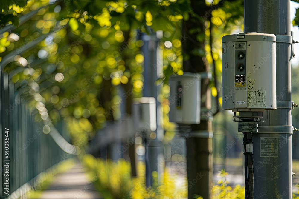 Installing air quality monitoring stations Installing air quality monitoring stations