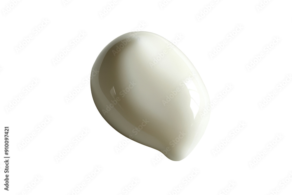Large smear of white cream, isolated on white background. PNG without background Large smear of white cream, isolated on white background. PNG without background