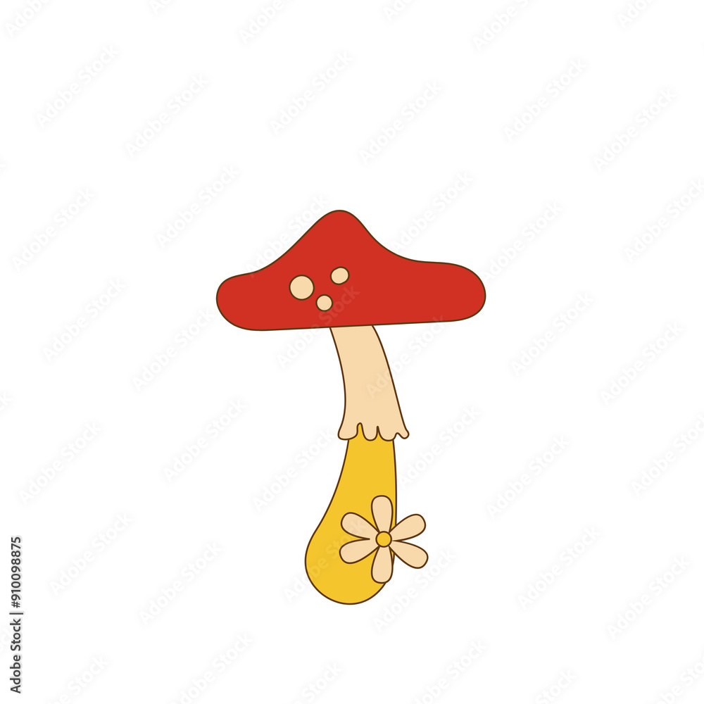 A little ghost pumpkin mushroom A little ghost pumpkin mushroom