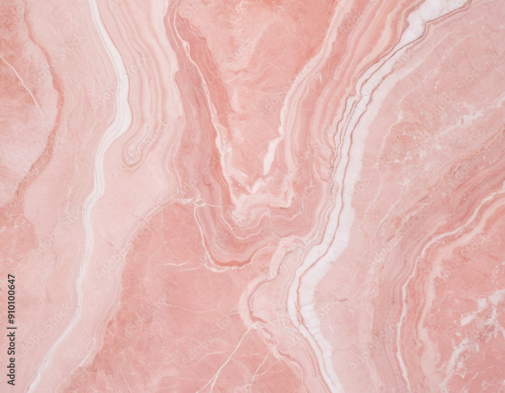 Blush pink marble with silver and white veins Blush pink marble with silver and white veins