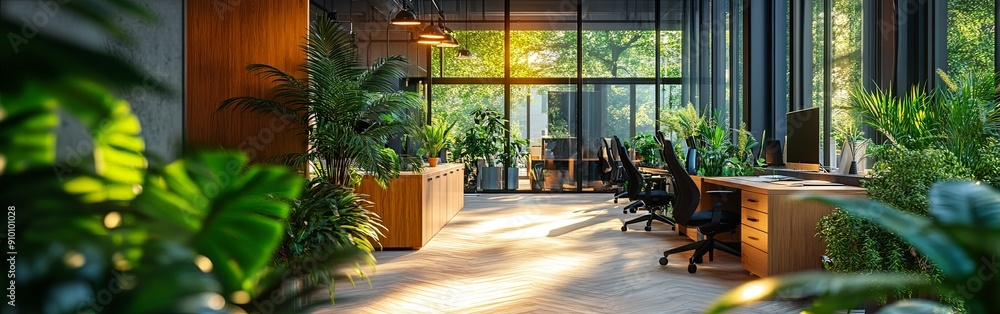 Sustainable Green Office Space Promotes Productivity Sustainable Green Office Space Promotes Productivity