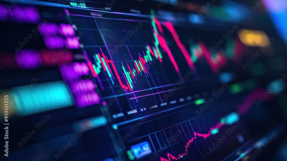 An analysis of data in the exchange stock market: the displayed candle charts. The most widely used cryptocurrency pair in the world, Bitcoin / US Dollar (BTC/USD), is changed in price by analytics. L An analysis of data in the exchange stock market: the displayed candle charts. The most widely used cryptocurrency pair in the world, Bitcoin / US Dollar (BTC/USD), is changed in price by analytics. L