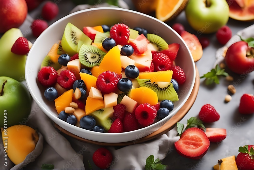 salad bowl Fruit salad bowl Fruit