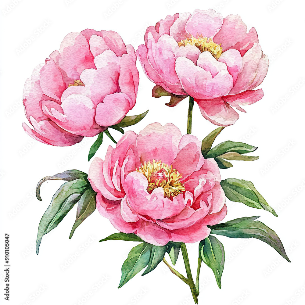 Pink Peonies Peony Flowers Watercolor Isolated on White Background, Elegant Floral Illustration, Soft Pink Peonies, Artistic Flower Design, Watercolor Blooms, Delicate Peony Artwork Pink Peonies Peony Flowers Watercolor Isolated on White Background, Elegant Floral Illustration, Soft Pink Peonies, Artistic Flower Design, Watercolor Blooms, Delicate Peony Artwork