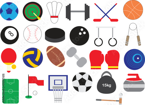 set of sport icons