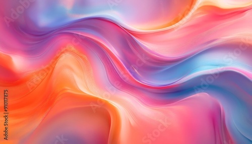 Abstract vector watercolor background in blue and purple tones 