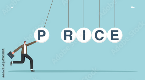 Calculation of prices for products and services, assessment of investment attractiveness of projects, income and expense ratios, analysis and calculation of cost price, man launches balls with price.