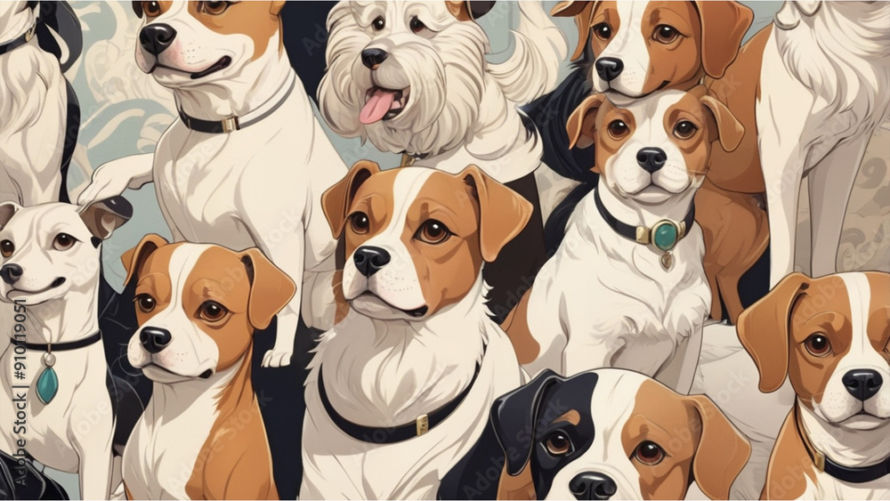 group of dogs group of dogs