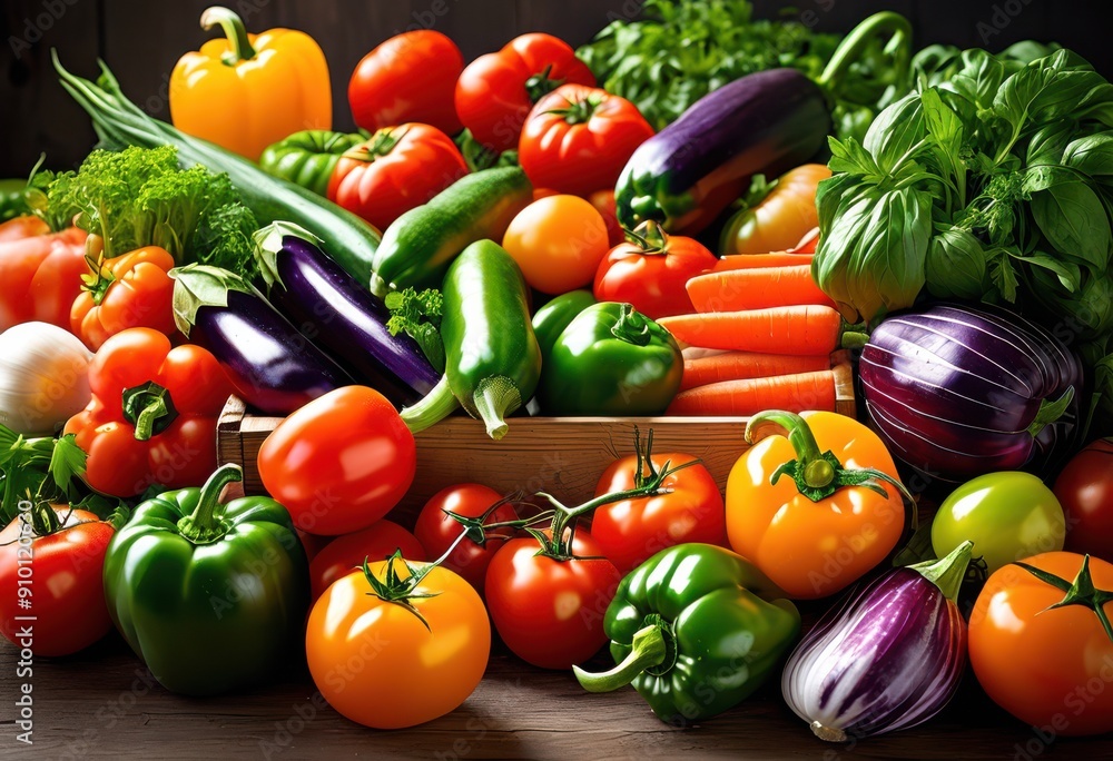 vibrant close colorful ingredients beautifully arranged appealing display, arrangement, fresh, vegetable, fruit, herb, leaf, pepper, tomato, onion vibrant close colorful ingredients beautifully arranged appealing display, arrangement, fresh, vegetable, fruit, herb, leaf, pepper, tomato, onion
