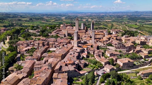 San Gimignano Toskania Włochy  photo