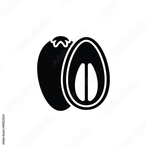 Sapodilla vector icon
