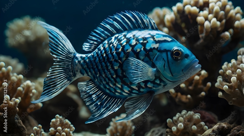 Obraz premium fish in aquarium