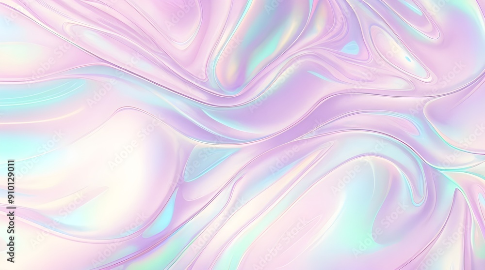Holographic background seamless trendy iridescent light foil texture. Soft holographic pastel unicorn marble background pattern. Modern pearlescent blurry abstract swirl illustration.
Holographic background seamless trendy iridescent light foil texture. Soft holographic pastel unicorn marble background pattern. Modern pearlescent blurry abstract swirl illustration.
