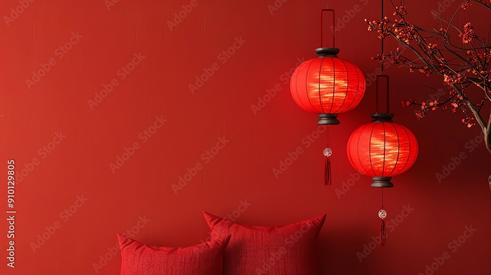 Chinese Silk Cushions, border, background wallpaper, blank in the middle, minimalism, negative space, used for postcard template Chinese Silk Cushions, border, background wallpaper, blank in the middle, minimalism, negative space, used for postcard template