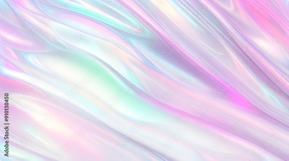 Holographic background seamless trendy iridescent light foil texture. Soft holographic pastel unicorn marble background pattern. Modern pearlescent blurry abstract swirl illustration.
Holographic background seamless trendy iridescent light foil texture. Soft holographic pastel unicorn marble background pattern. Modern pearlescent blurry abstract swirl illustration.