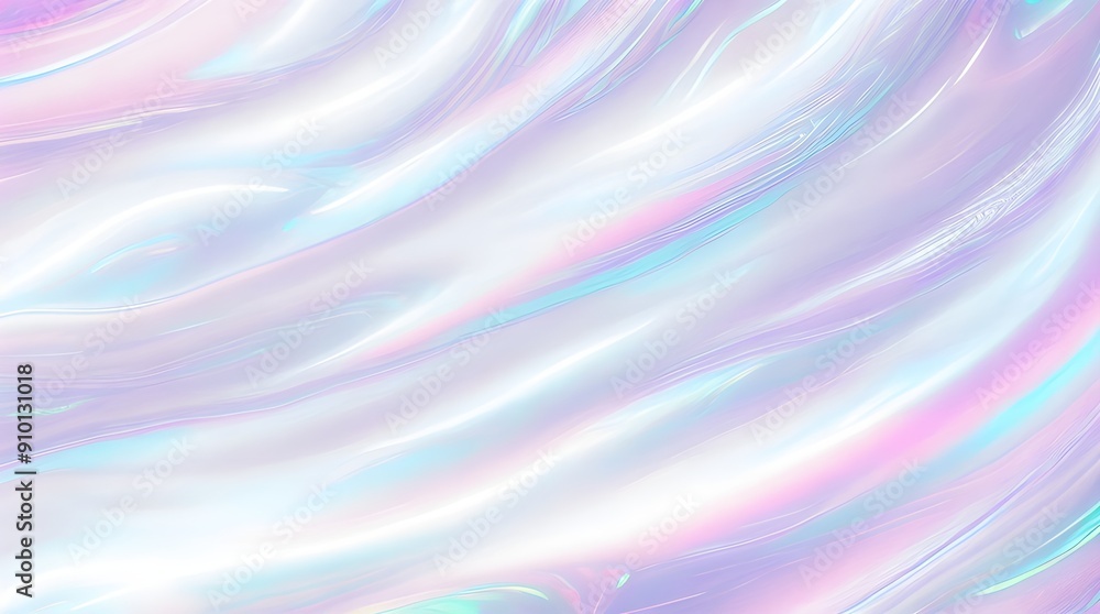 Holographic background seamless trendy iridescent light foil texture. Soft holographic pastel unicorn marble background pattern. Modern pearlescent blurry abstract swirl illustration.
Holographic background seamless trendy iridescent light foil texture. Soft holographic pastel unicorn marble background pattern. Modern pearlescent blurry abstract swirl illustration.