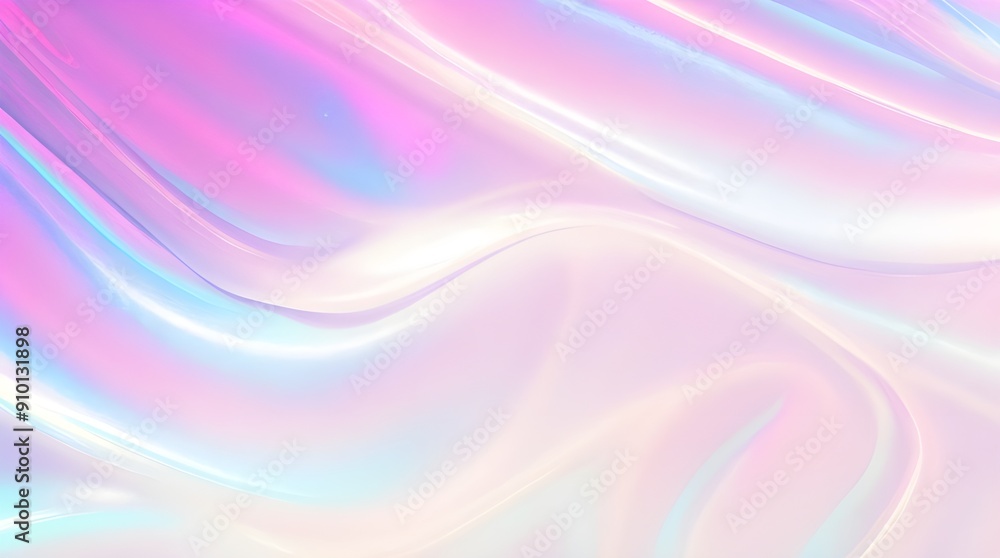 Holographic background seamless trendy iridescent light foil texture. Soft holographic pastel unicorn marble background pattern. Modern pearlescent blurry abstract swirl illustration.
Holographic background seamless trendy iridescent light foil texture. Soft holographic pastel unicorn marble background pattern. Modern pearlescent blurry abstract swirl illustration.