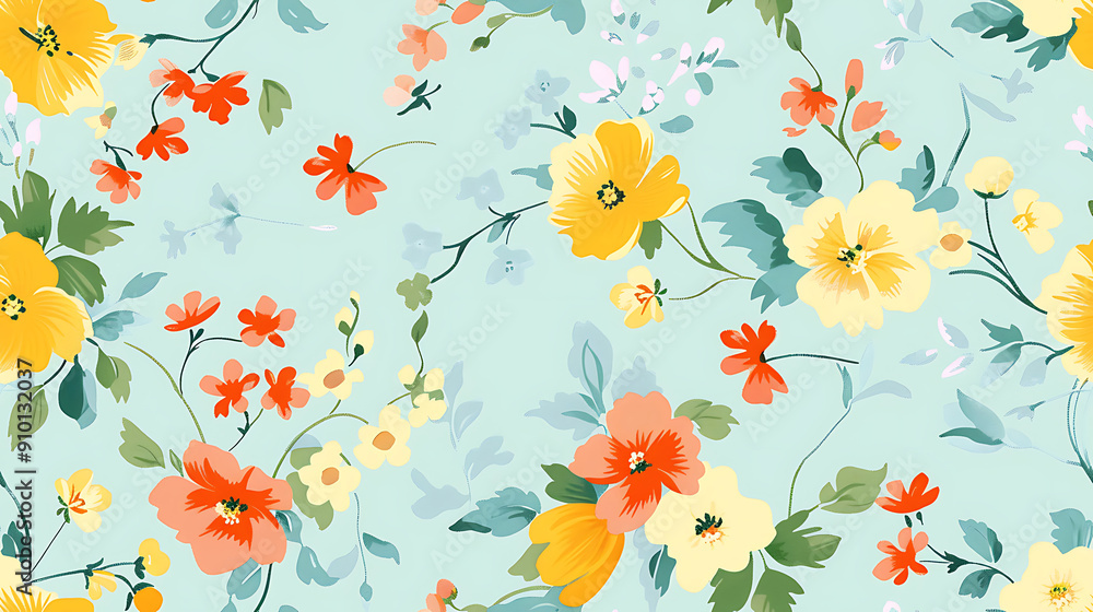 Obraz premium flower pattern