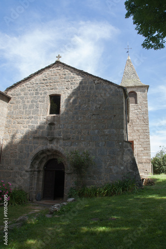 Eglise ou moutier dans la commune du Mazet Saint Voy (Haute-Loire)