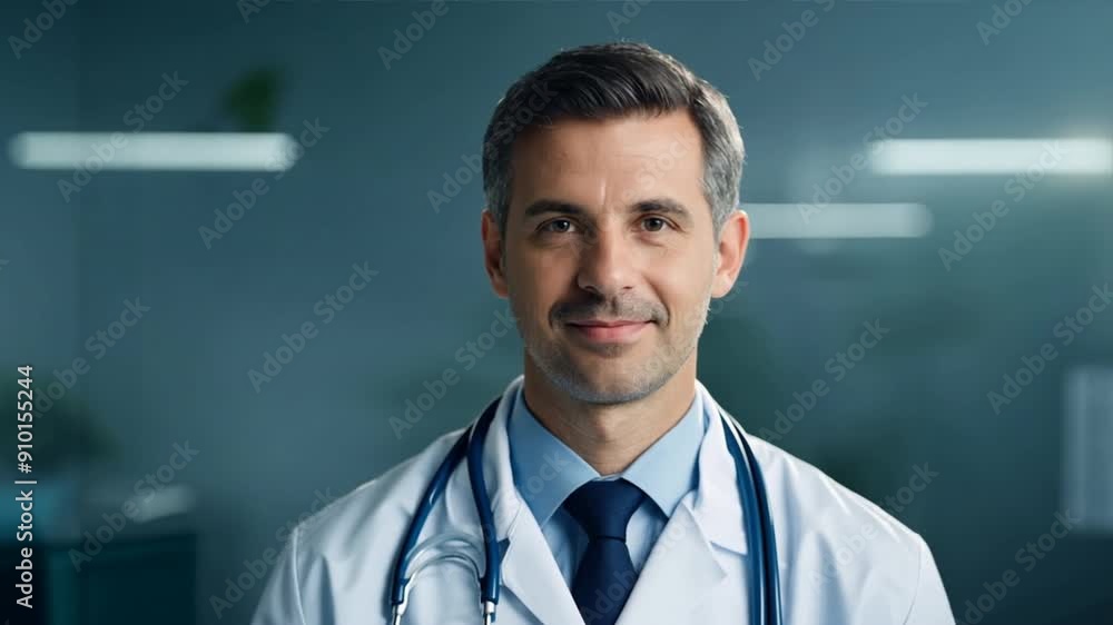 Doctor looking at an X-ray, portrait of a doctor, doctor looking at X-ray Doctor looking at an X-ray, portrait of a doctor, doctor looking at X-ray