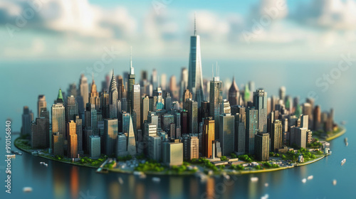 Wallpaper Mural World Cities Day. a big city. megapolis Torontodigital.ca