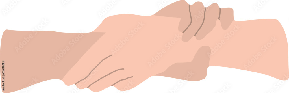 Hand Friendship Illustration Hand Friendship Illustration
