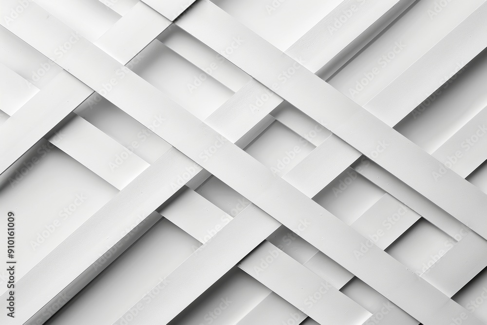 Geometric white background with multiple overlapping stripes and lines Geometric white background with multiple overlapping stripes and lines