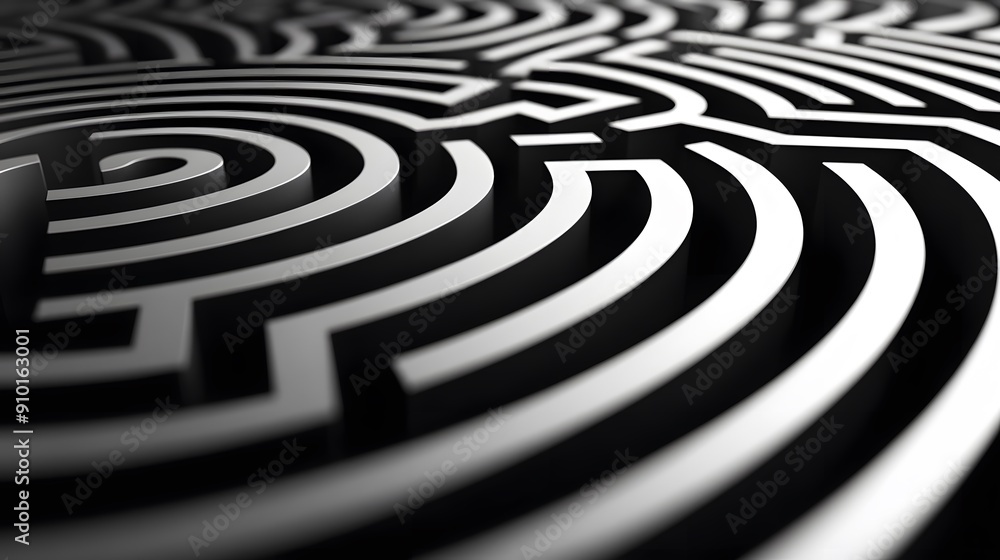 Intriguing Abstract Maze. Mysterious and intricate pattern Intriguing Abstract Maze. Mysterious and intricate pattern