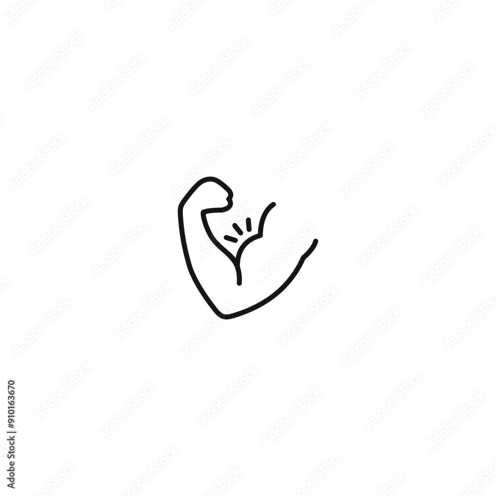 Arm icon vector. EPS 10 editable vector Arm icon vector. EPS 10 editable vector