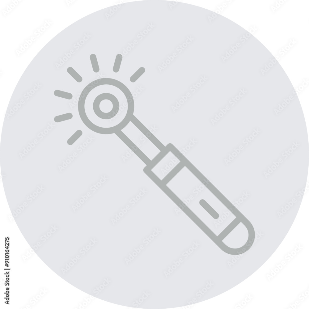 Laser Pen Vector Line Grey Circle Grey Laser Pen Vector Line Grey Circle Grey