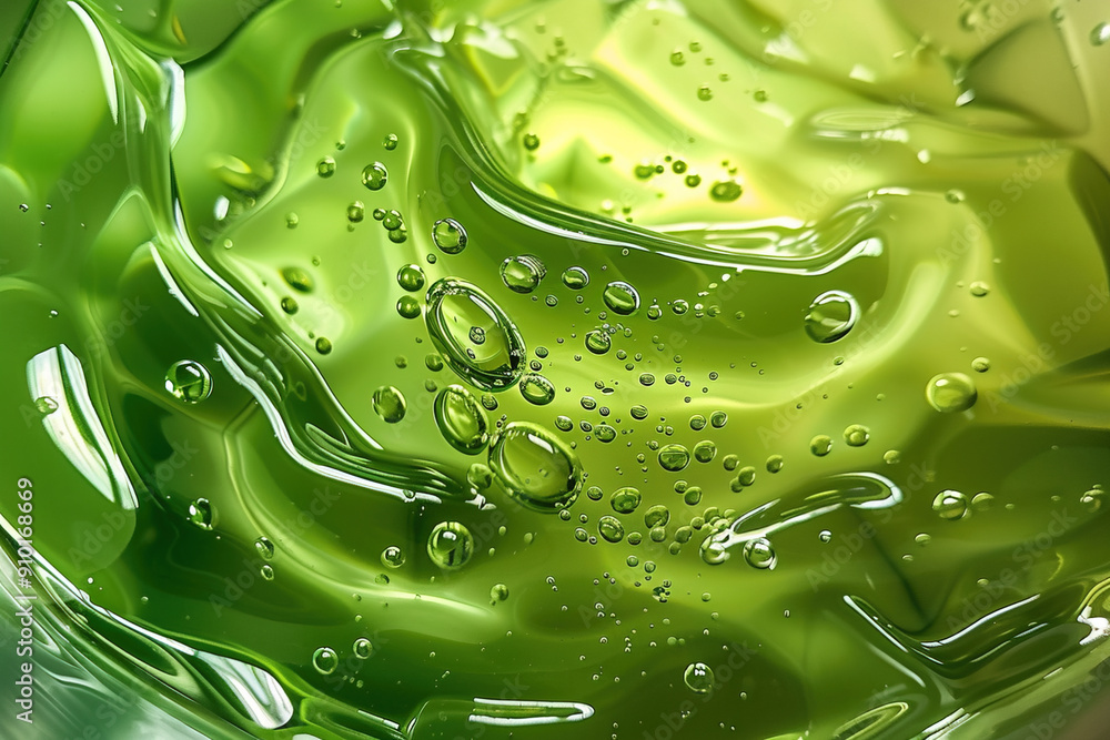 Aloe vera gel texture, abstract background, macro Aloe vera gel texture, abstract background, macro