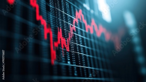 Examining financial analysis of a stock plummet amid economic slump