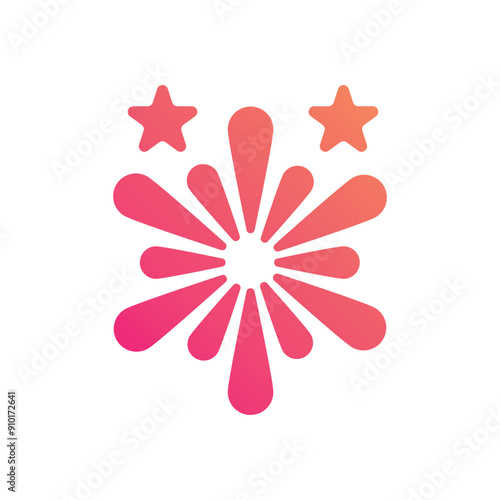 Fireworks vector icon