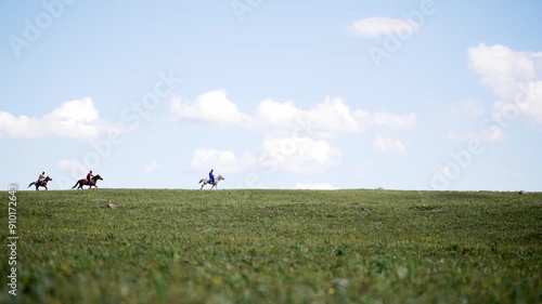 Wallpaper Mural person riding a horse in lawn Torontodigital.ca