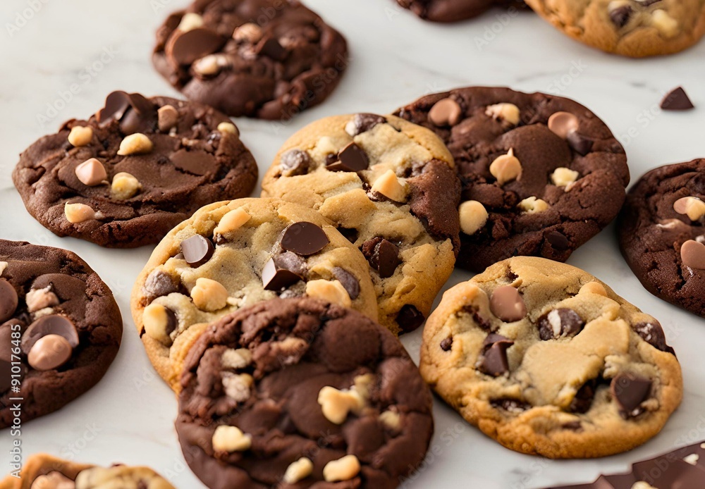 chocolate chip cookies on plate chocolate chip cookies on plate