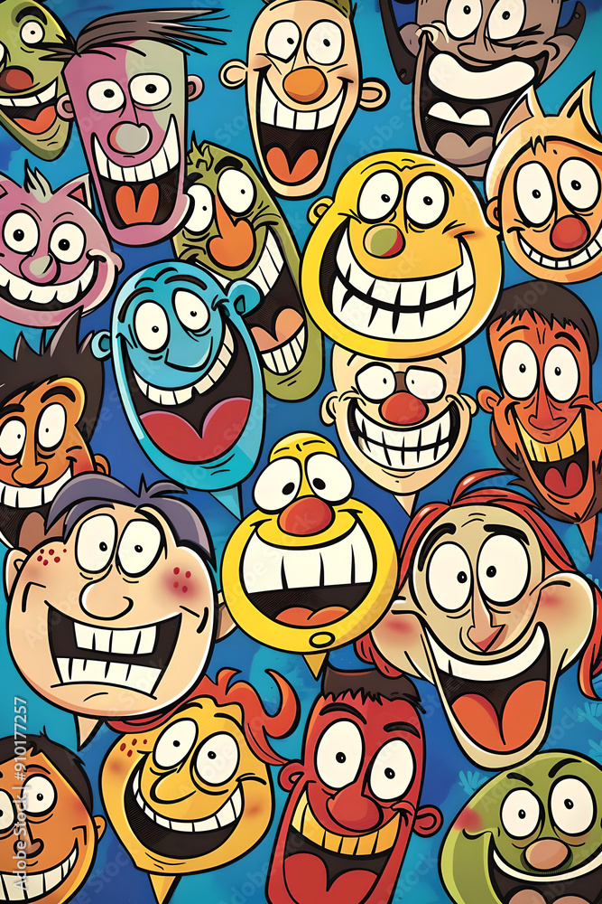 pattern with funny kids pattern with funny kids
