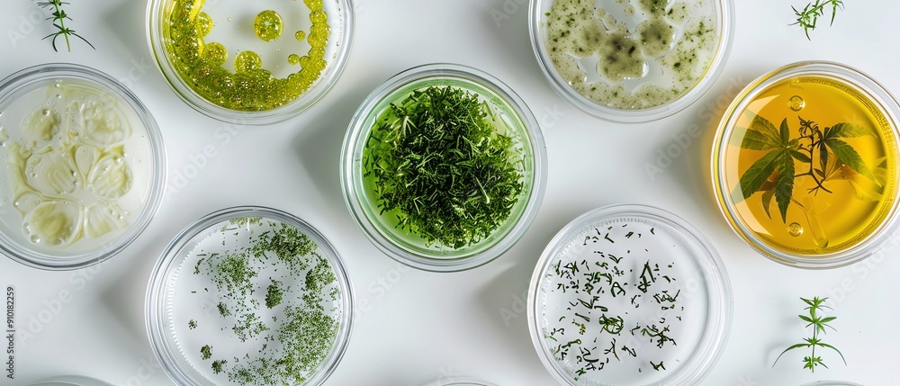 Petri dish with cannabis extracts Laboratory testing and quality control Petri dish with cannabis extracts Laboratory testing and quality control