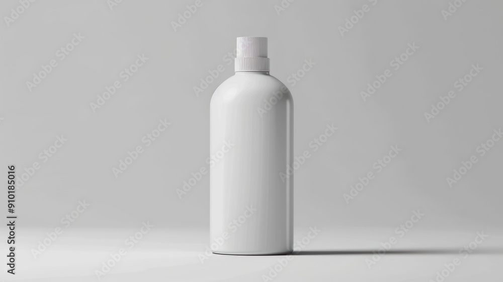 White Plastic Bottle Mockup White Plastic Bottle Mockup