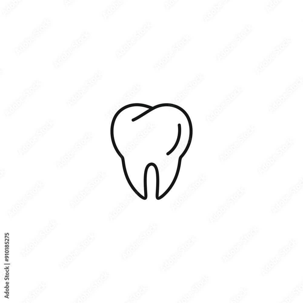 Dental icon vector. EPS 10 editable vector Dental icon vector. EPS 10 editable vector