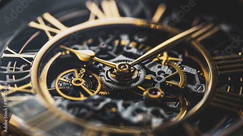 Wallpaper Mural The gear mechanism inside a luxury watch is complicated Torontodigital.ca