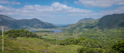 Derrycunihy, Ireland - June 8 2024 "Ladies' view on the Ring of Kerry road"