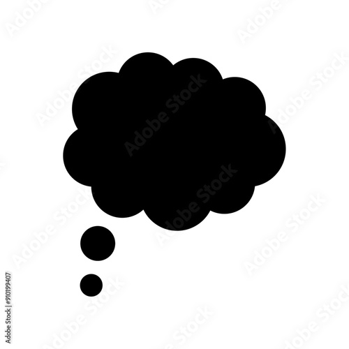 Thought cloud icon