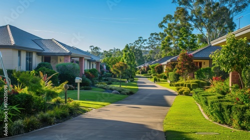 Wallpaper Mural Beautifully landscaped gardens in a retirement village. Torontodigital.ca