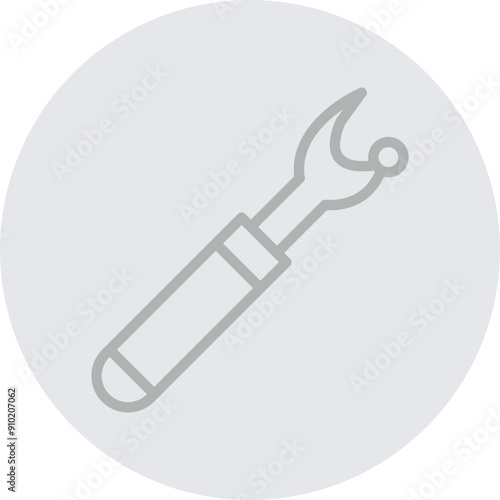 Ripper Vector Line Grey Circle Grey
