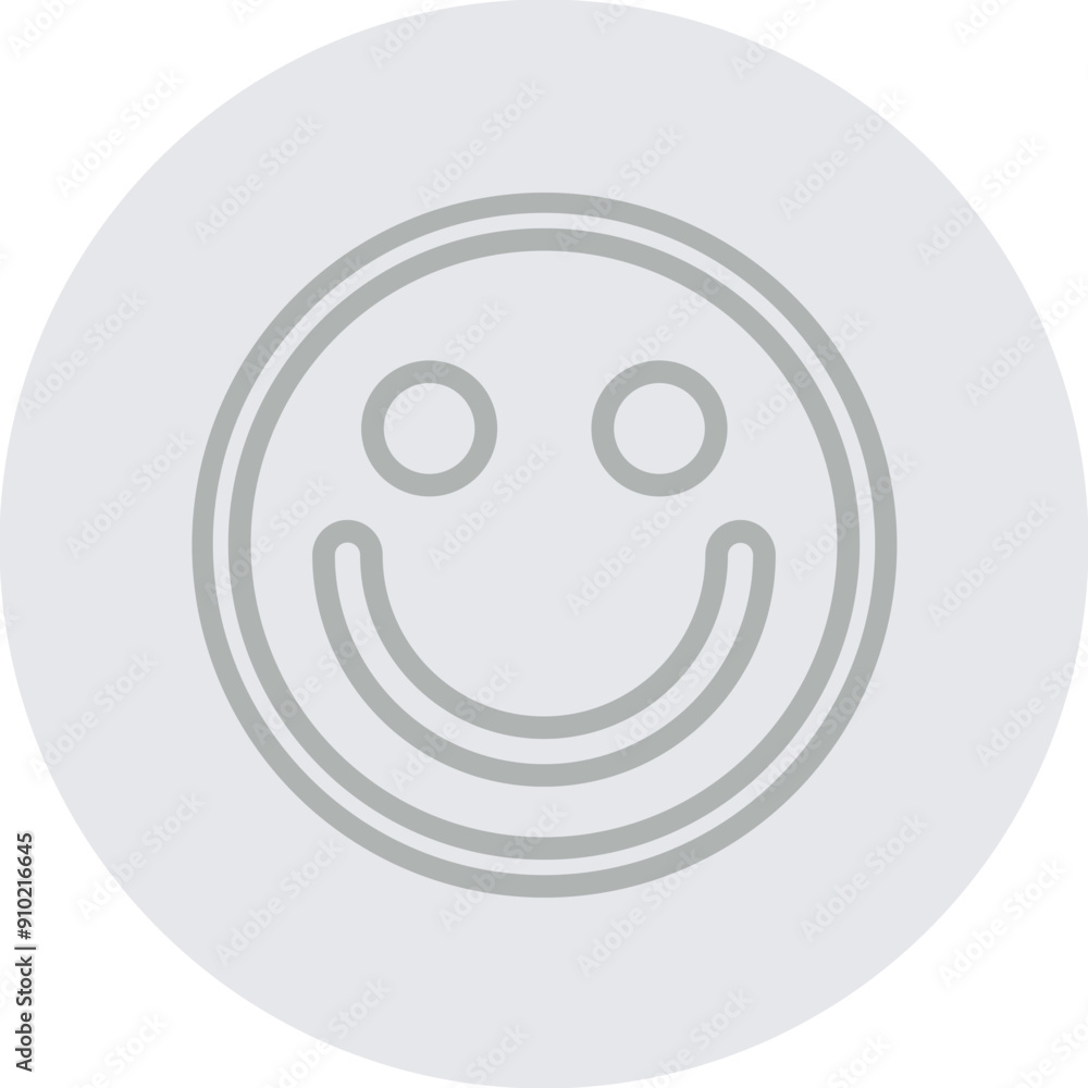 Smiley face Vector Line Grey Circle Grey Smiley face Vector Line Grey Circle Grey